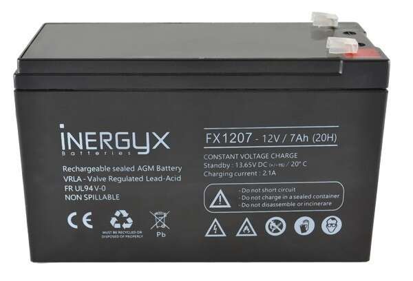 Batterie rechargeable VRLA 12V / 7 AH IZYX