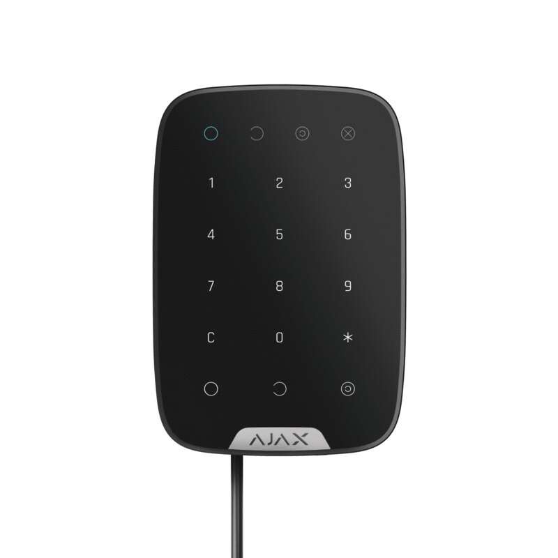 Clavier tactile bidirectionnel Fibra noir AJAX