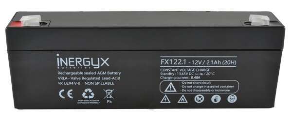 Batterie rechargeable VRLA 12V / 2.1 AH IZYX