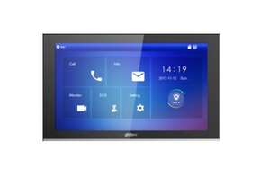 Visuel du produit Moniteur intérieur noir IP PoE DAHUA